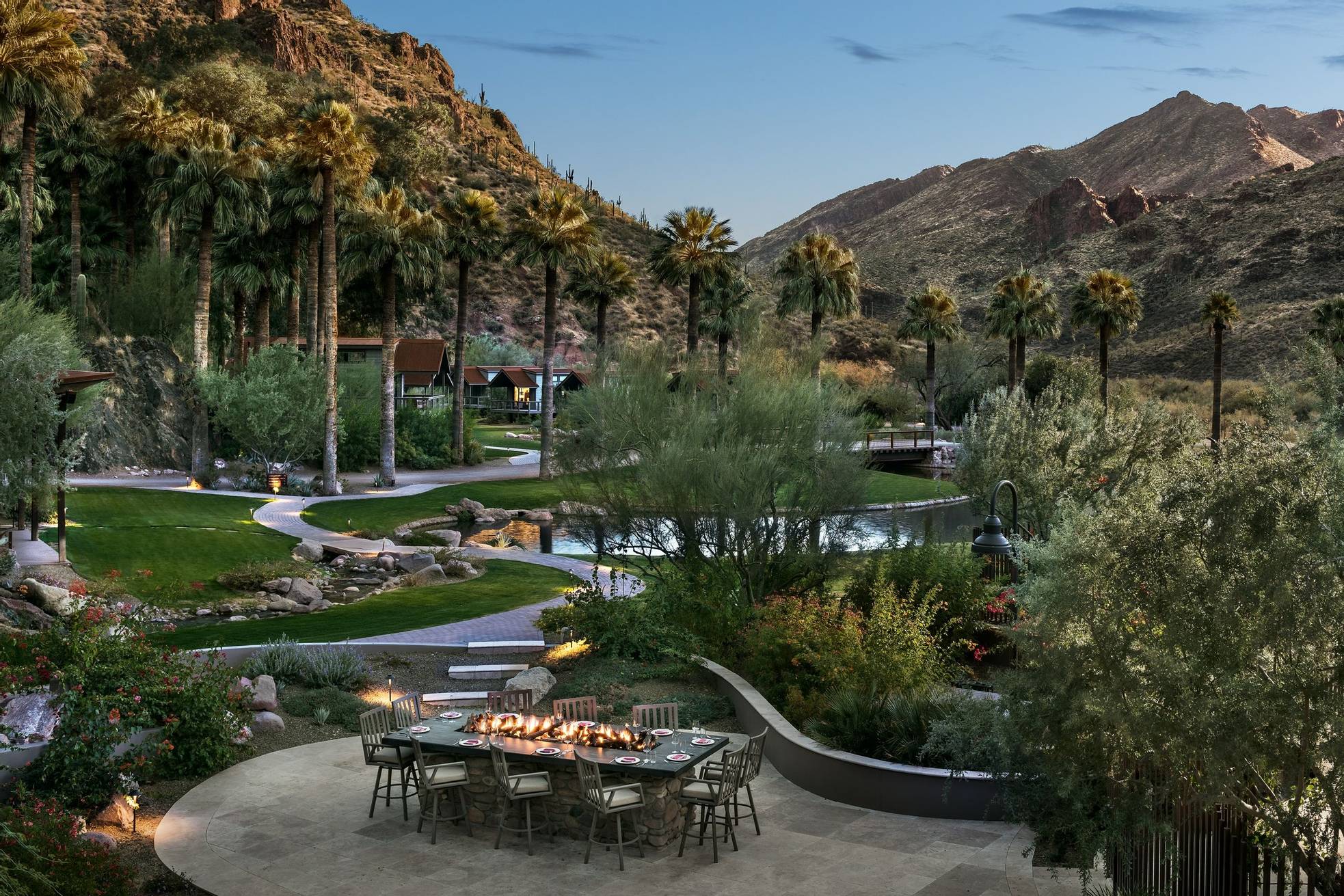 Castle Hot Springs fire pit